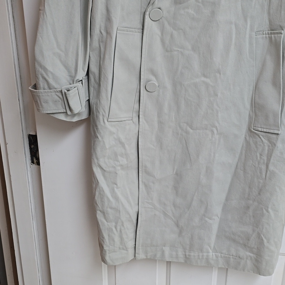 ENTIRE STUDIOS DOUBLE BREASTED COAT PEWTER UNISEX - Picture 4 of 16
